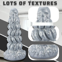 7.87in 10.23in 12.59in Scary Huge Fantasy Butt Plug Dildo For Prostate Massage