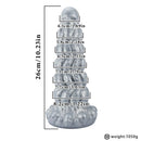7.87in 10.23in 12.59in Scary Huge Fantasy Butt Plug Dildo For Prostate Massage