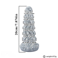 7.87in 10.23in 12.59in Scary Huge Fantasy Butt Plug Dildo For Prostate Massage