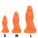 7.87in 10.43in 12.6in Fantasy Silicone Soft Big No Eggs Dragon Dildo
