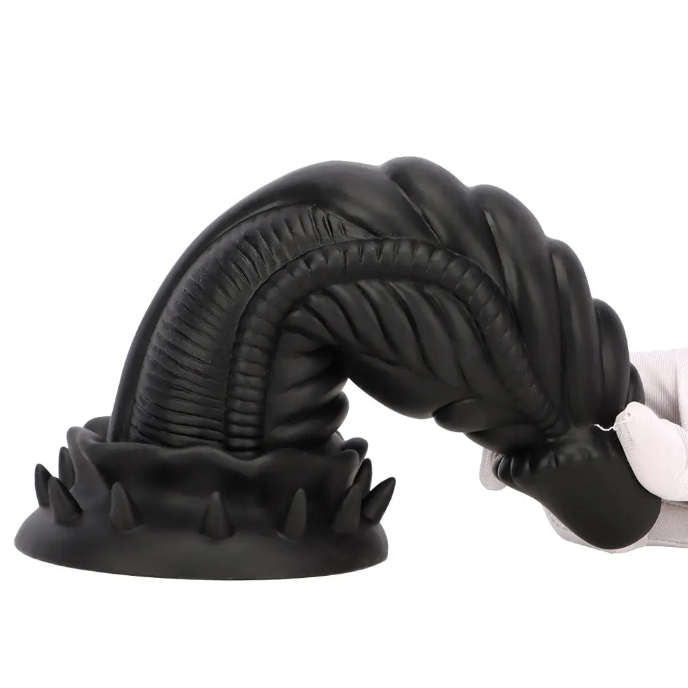 7.87in 10.43in 12.6in Fantasy Silicone Soft Big No Eggs Dragon Dildo