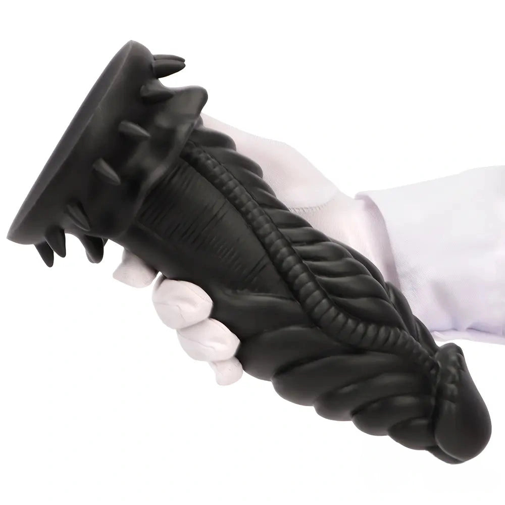7.87in 10.43in 12.6in Fantasy Silicone Soft Big No Eggs Dragon Dildo