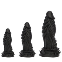 7.87in 10.43in 12.6in Fantasy Silicone Soft Big No Eggs Dragon Dildo