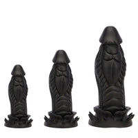 7.87in 10.43in 12.6in Fantasy Silicone Soft Big No Eggs Dragon Dildo