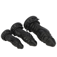 7.87in 10.43in 12.6in Fantasy Silicone Soft Big No Eggs Dragon Dildo