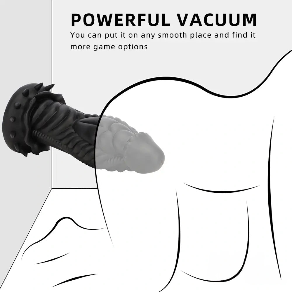 7.87in 10.43in 12.6in Fantasy Silicone Soft Big No Eggs Dragon Dildo