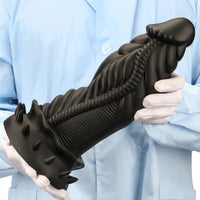 7.87in 10.43in 12.6in Fantasy Silicone Soft Big No Eggs Dragon Dildo