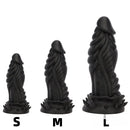 7.87in 10.43in 12.6in Fantasy Silicone Soft Big No Eggs Dragon Dildo