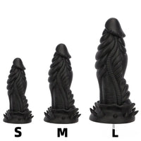 7.87in 10.43in 12.6in Fantasy Silicone Soft Big No Eggs Dragon Dildo