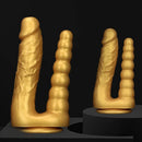 7.87in 10.43in Large Silicone Double-ended Dildo Soft Women Masturbator