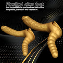 7.87in 10.43in Large Silicone Double-ended Dildo Soft Women Masturbator
