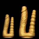 7.87in 10.43in Large Silicone Double-ended Dildo Soft Women Masturbator