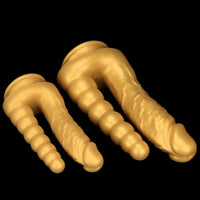 7.87in 10.43in Large Silicone Double-ended Dildo Soft Women Masturbator