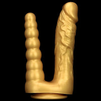 7.87in 10.43in Large Silicone Double-ended Dildo Soft Women Masturbator