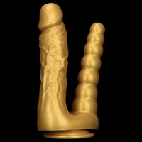 7.87in 10.43in Large Silicone Double-ended Dildo Soft Women Masturbator