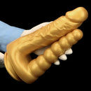 7.87in 10.43in Large Silicone Double-ended Dildo Soft Women Masturbator