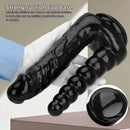 7.87in 10.43in PVC Double Headed Dildo Masturbator With Simulated Cock