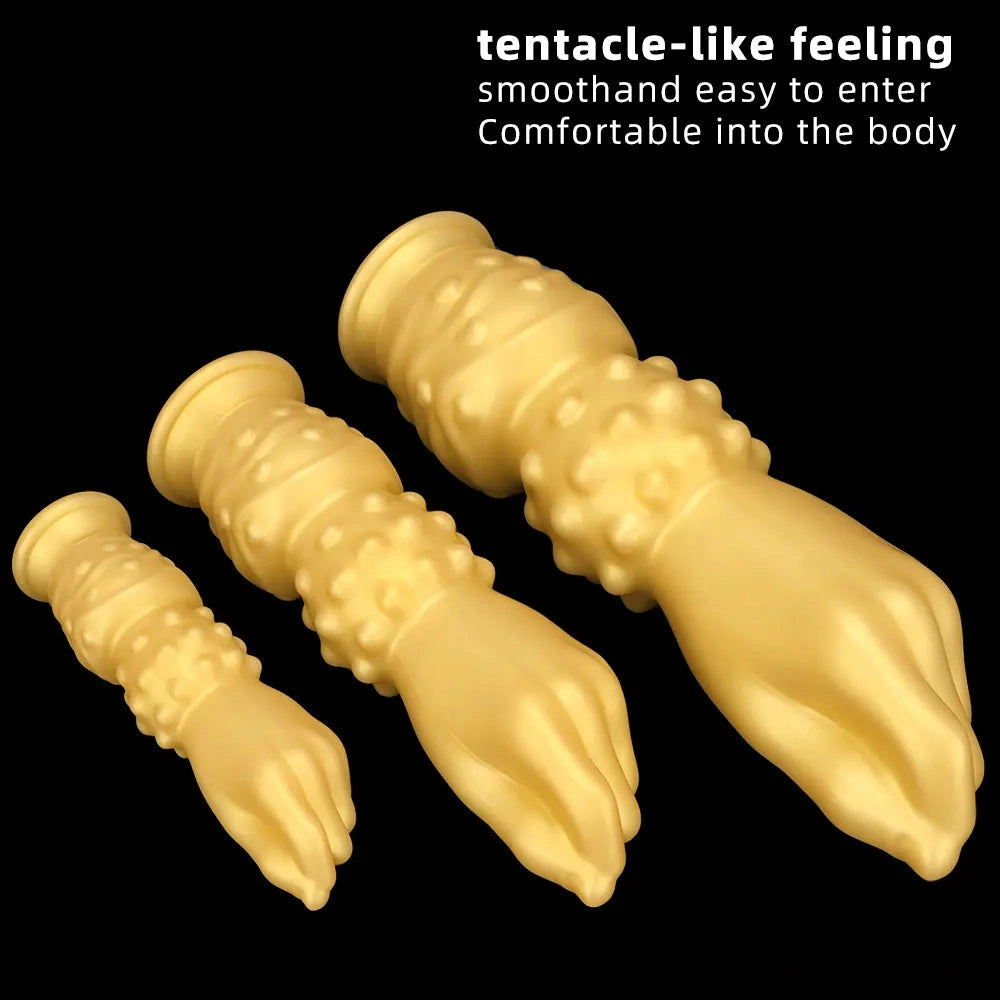 7.87in 10.82in 14in Thick Large Silicone Soft Hands Fist Anal Dildo