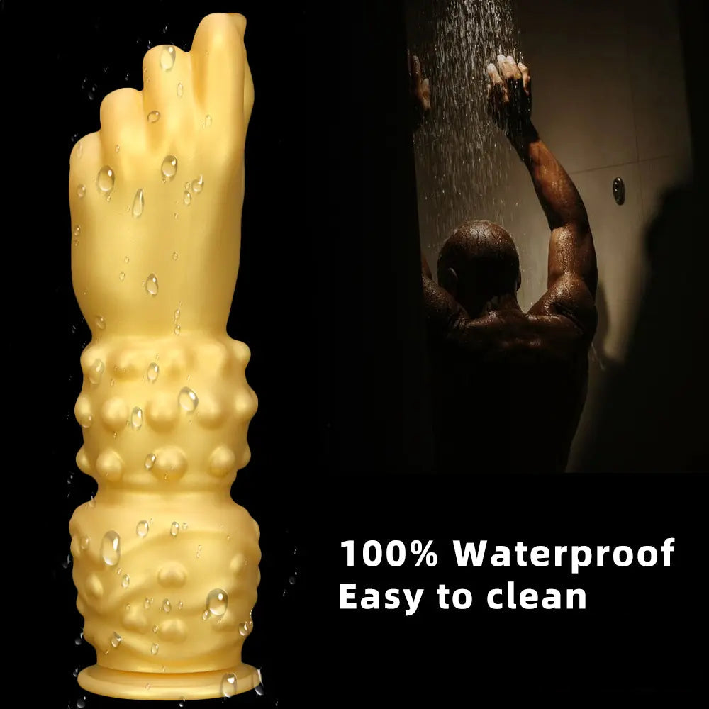 7.87in 10.82in 14in Thick Large Silicone Soft Hands Fist Anal Dildo