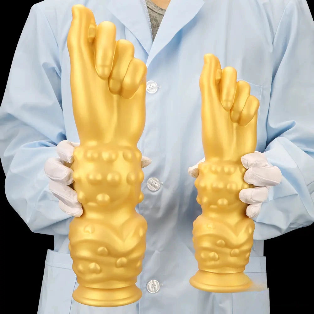 7.87in 10.82in 14in Thick Large Silicone Soft Hands Fist Anal Dildo
