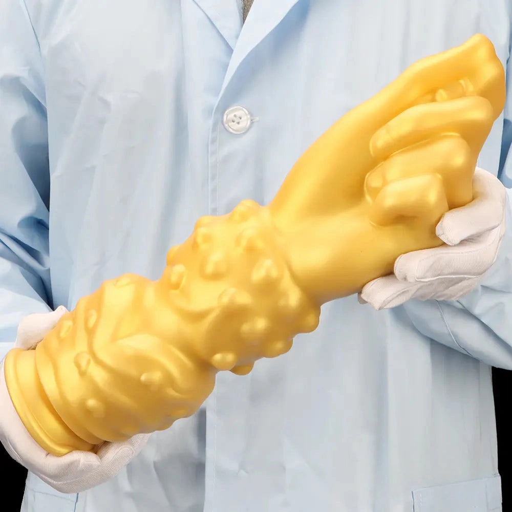 7.87in 10.82in 14in Thick Large Silicone Soft Hands Fist Anal Dildo