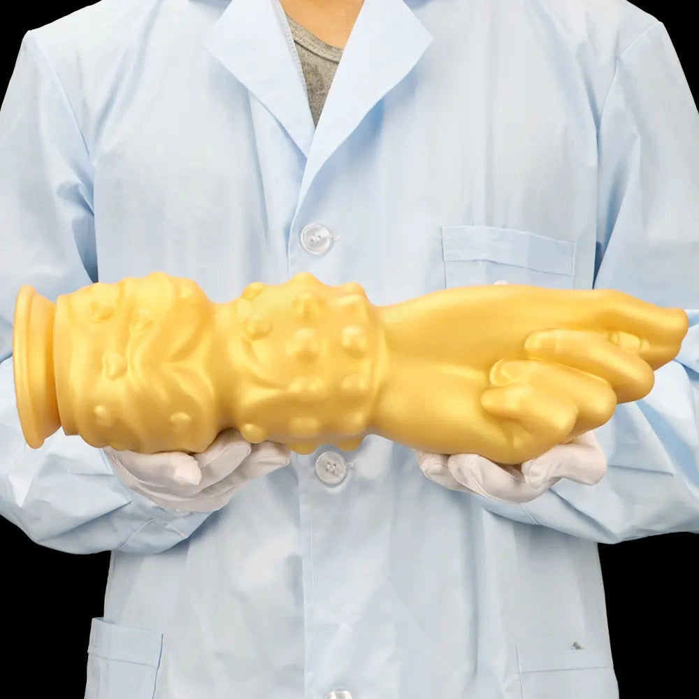 7.87in 10.82in 14in Thick Large Silicone Soft Hands Fist Anal Dildo
