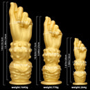 7.87in 10.82in 14in Thick Large Silicone Soft Hands Fist Anal Dildo
