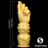7.87in 10.82in 14in Thick Large Silicone Soft Hands Fist Anal Dildo