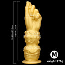 7.87in 10.82in 14in Thick Large Silicone Soft Hands Fist Anal Dildo