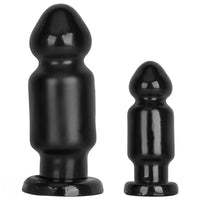 7.87in 11.22in Big Black Large PVC Anal Plug Dildo For Anal Expansion Sex