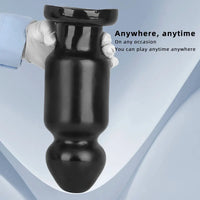 7.87in 11.22in Big Black Large PVC Anal Plug Dildo For Anal Expansion Sex