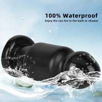 7.87in 11.22in Big Black Large PVC Anal Plug Dildo For Anal Expansion Sex