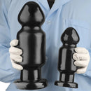 7.87in 11.22in Big Black Large PVC Anal Plug Dildo For Anal Expansion Sex