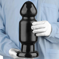 7.87in 11.22in Big Black Large PVC Anal Plug Dildo For Anal Expansion Sex