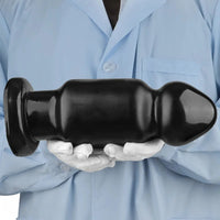 7.87in 11.22in Big Black Large PVC Anal Plug Dildo For Anal Expansion Sex