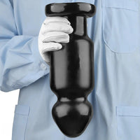 7.87in 11.22in Big Black Large PVC Anal Plug Dildo For Anal Expansion Sex