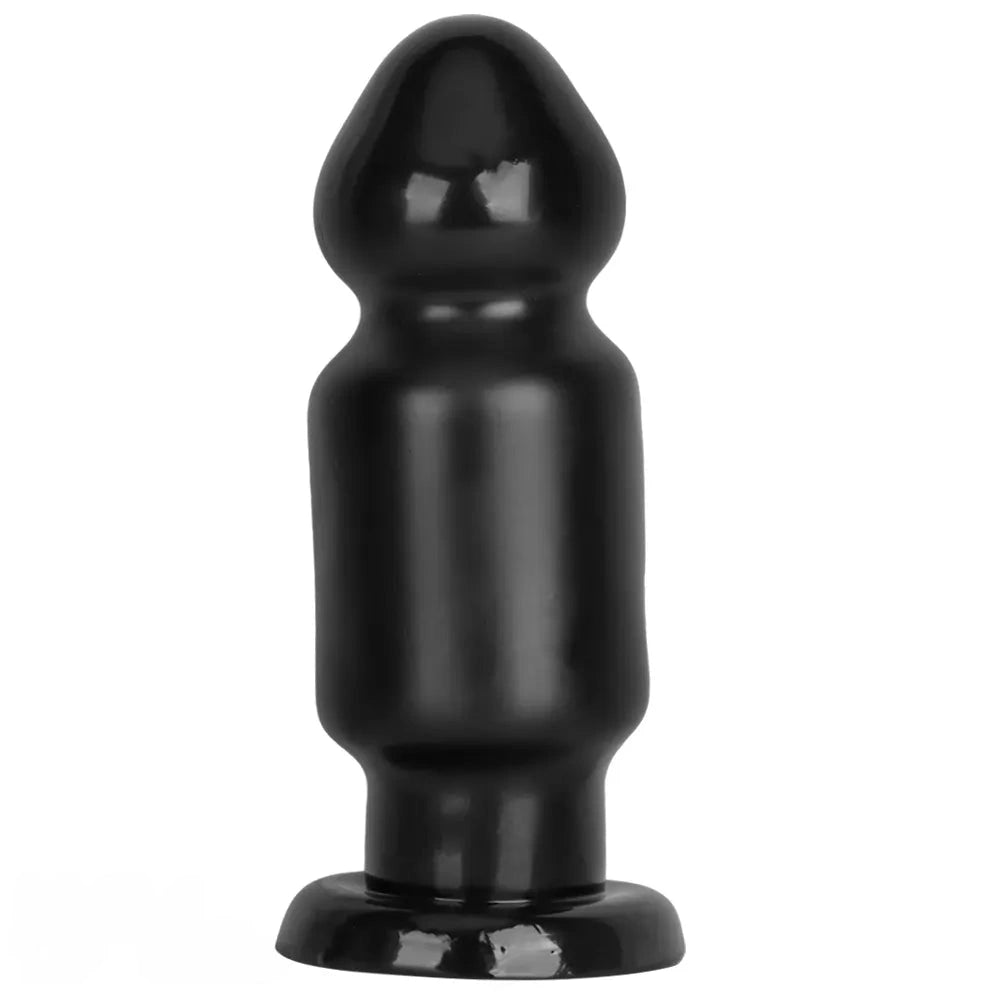 7.87in 11.22in Big Black Large PVC Anal Plug Dildo For Anal Expansion Sex