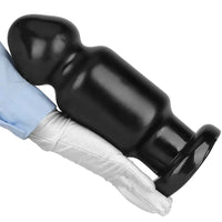 7.87in 11.22in Big Black Large PVC Anal Plug Dildo For Anal Expansion Sex