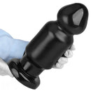 7.87in 11.22in Big Black Large PVC Anal Plug Dildo For Anal Expansion Sex