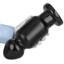 7.87in 11.22in Big Black Large PVC Anal Plug Dildo For Anal Expansion Sex