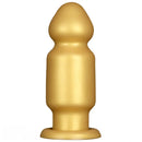 7.87in 11.22in Golden Silicone Soft Big Anal Plug Dildo For Anal Expansion