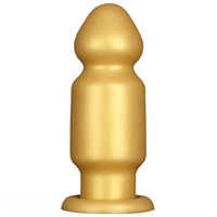 7.87in 11.22in Golden Silicone Soft Big Anal Plug Dildo For Anal Expansion