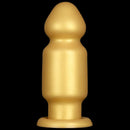 7.87in 11.22in Golden Silicone Soft Big Anal Plug Dildo For Anal Expansion
