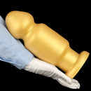 7.87in 11.22in Golden Silicone Soft Big Anal Plug Dildo For Anal Expansion