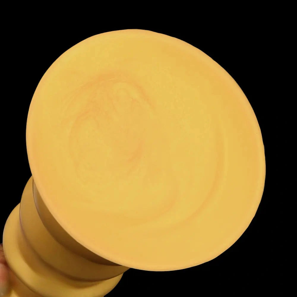 7.87in 11.41in 14.17in Golden Silicone Soft Anal Plug Dildo For Intimacy