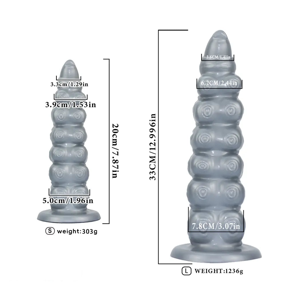 7.87in 13in Octopus Tentacle Silicone Big Fantasy Odd Dildo Gay Masturbator