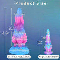 7.87in 14.37in Fantasy Monster Huge Dildo Sex Masturbator Female Sex Toy