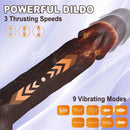 7.87in 3in1 Functional Thrusting Heating Rotation Dildo Flirting Cock Sex Toy