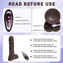 7.87in 3in1 Functional Thrusting Heating Rotation Dildo Flirting Cock Sex Toy