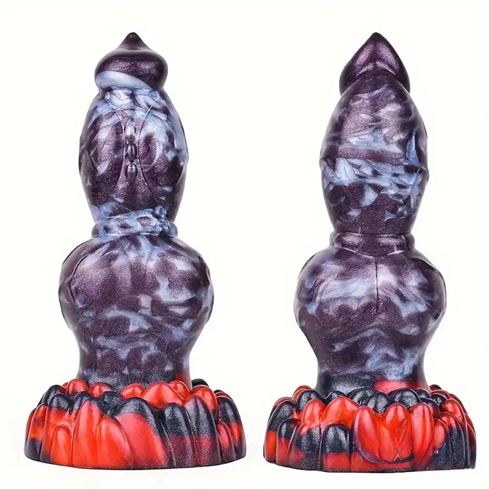 7.87in 7.99in 9.25in Soft Silicone Dog Dildo For Vagina Massage